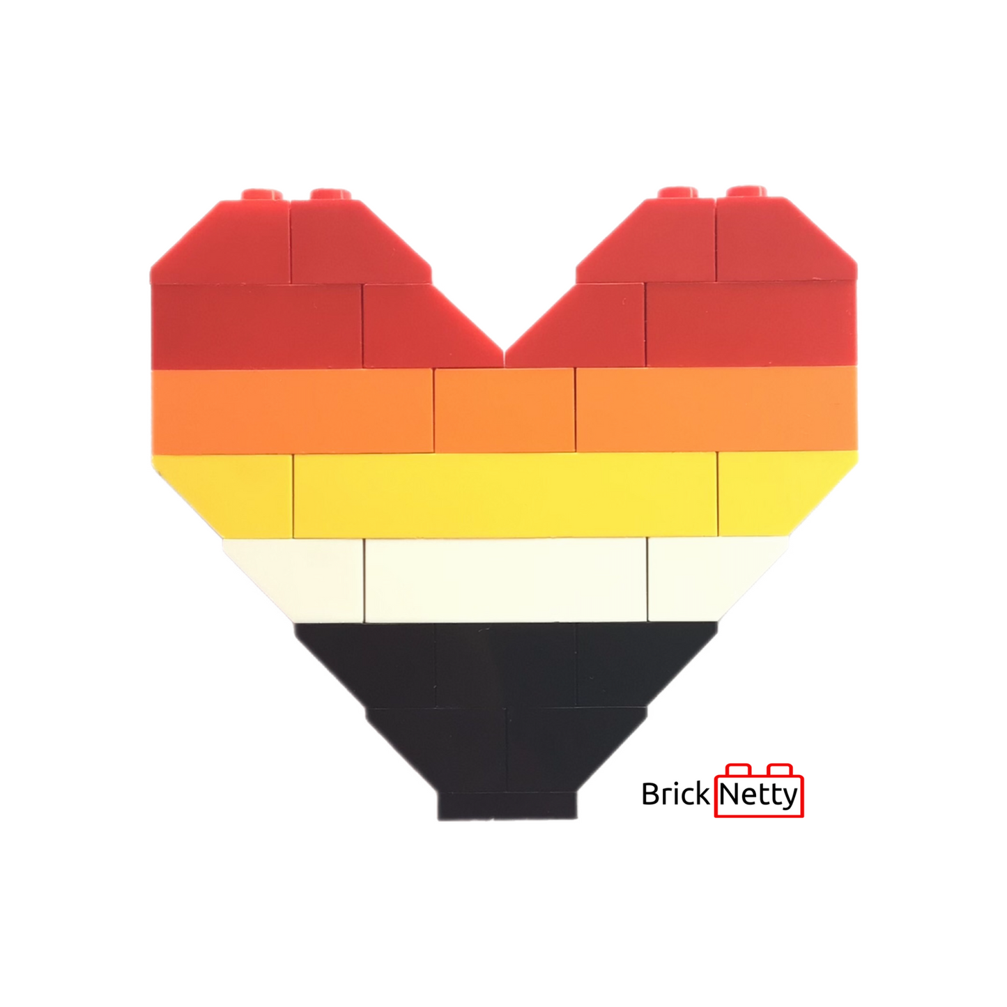 Badge- Lithsexual Pride Flag Heart