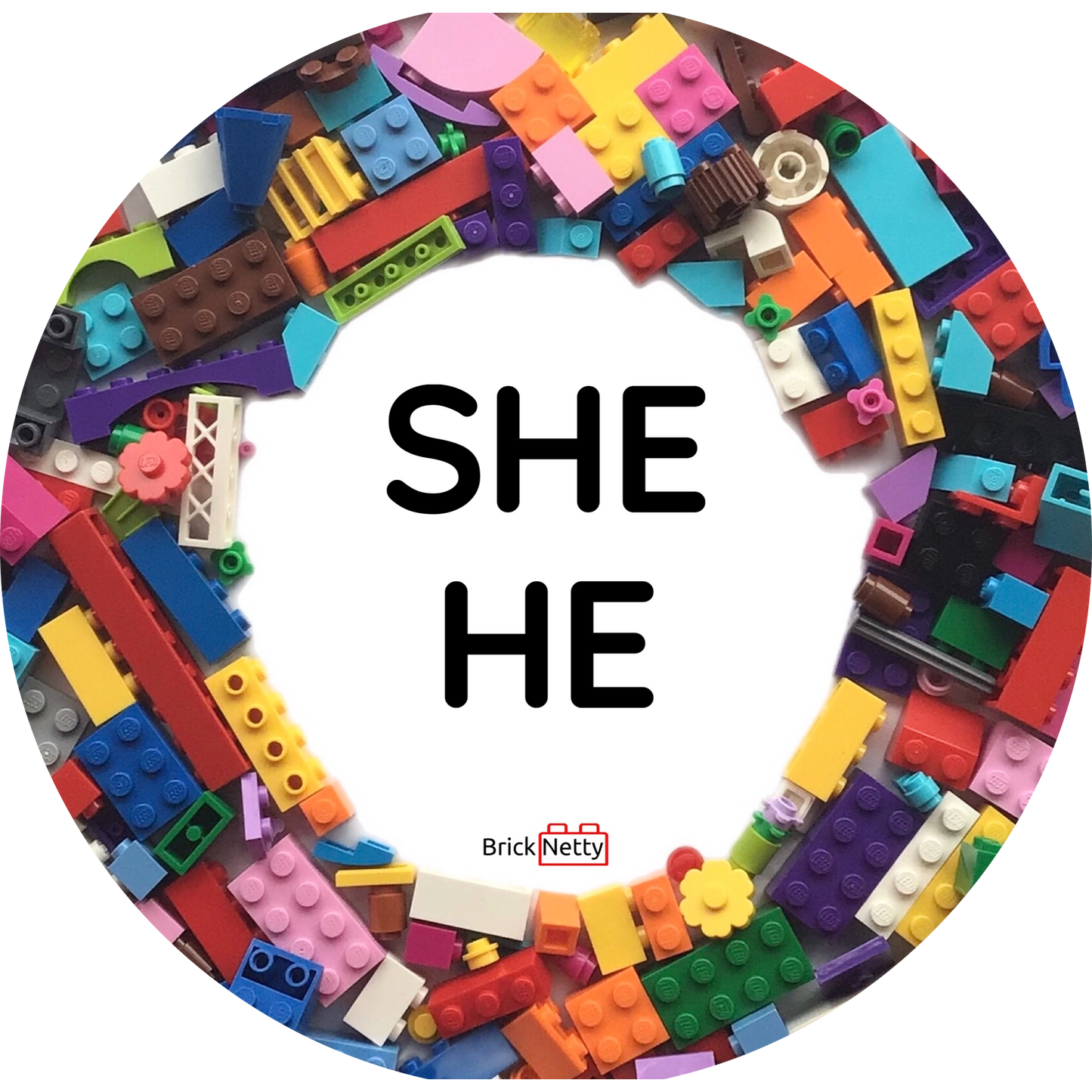 Badge- Pronoun Badge She/ He