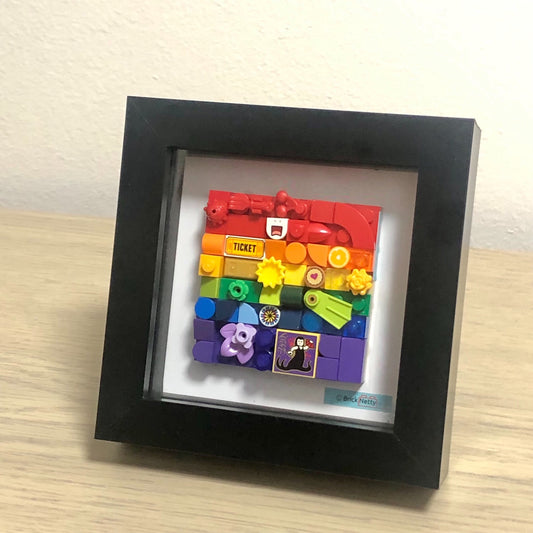 Collage Art- Rainbow Pride Flag