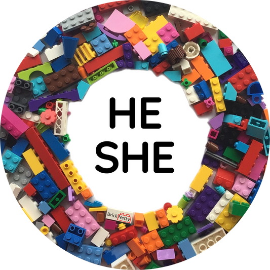 Badge- Pronoun Badge He/ She